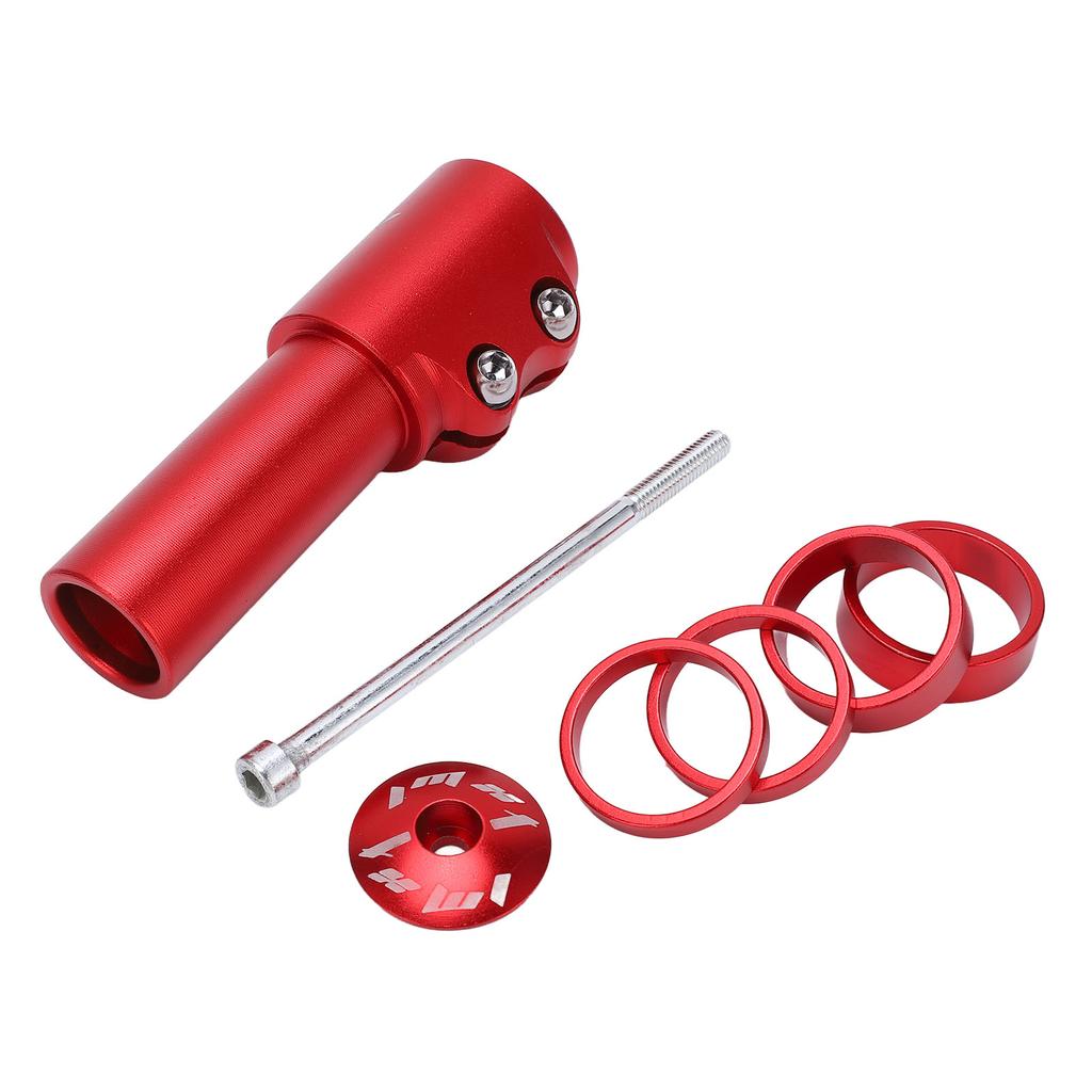 Bicycle Fork Stem Extender Aluminium Alloy Bike Handlebar Riser Adaptor for Mountain Road Bikes