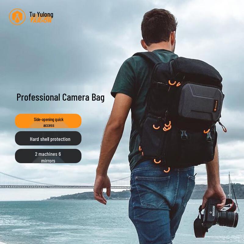 TARION Multi-functional DSLR Photography Backpack 2 Cameras, 6 Lenses