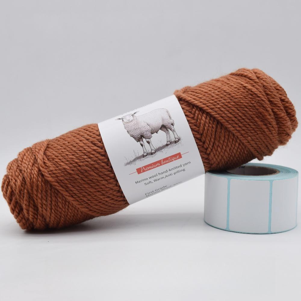3 balenia hrubej priadze z merino vlny (100g/3.53oz Na klbko) – 110m/120yd Viacfarebná mäkká pletacia a háčkovacia priadza na DIY remeslá Teplé ručne vyrobené potreby