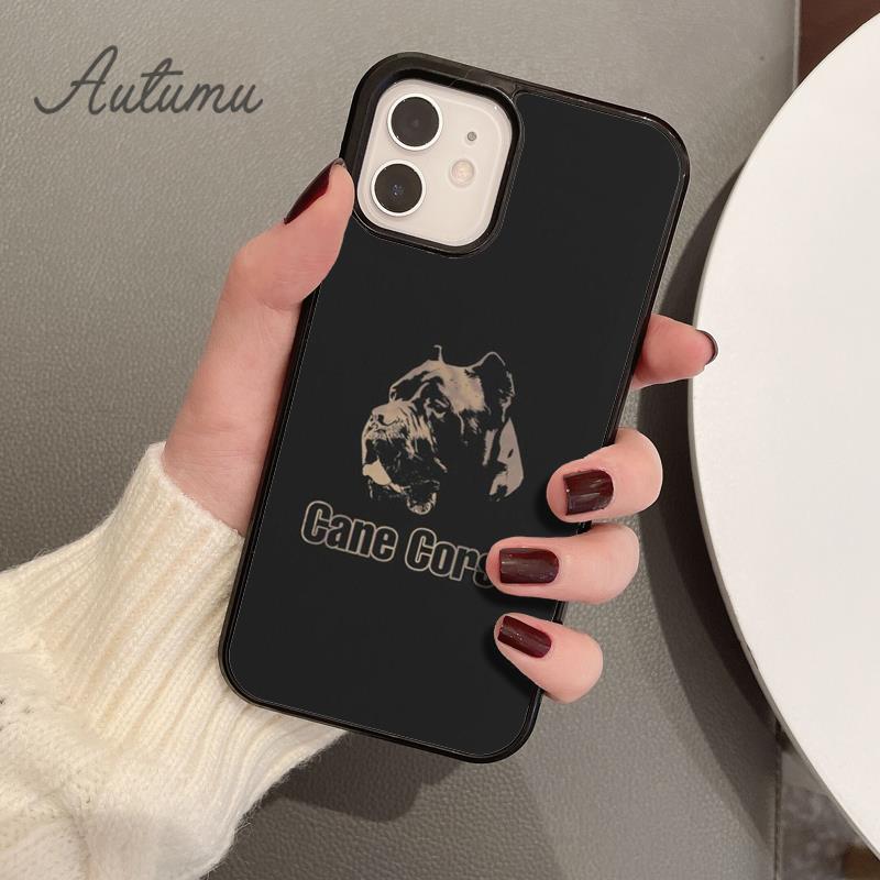 Cane Corso Italienische Dogge Anime Handyhülle für iPhone 11 12 13 14 Pro Max mini X XR XS SE 2020 6S 7 8 Plus Galaxy S21 S22 Hülle
