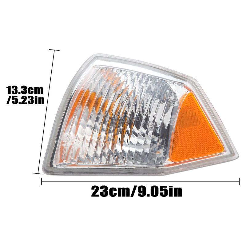 Corner Light for Jeep Compass 2007-2010 Headlight Headlights Corner Lamp Turn Signal Light Side Marker Parking Light Turning