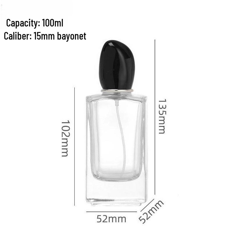 15-Hole Transparent Glass Perfume Spray Bottle – Empty Decanting Bottle for Brand Name Perfumes