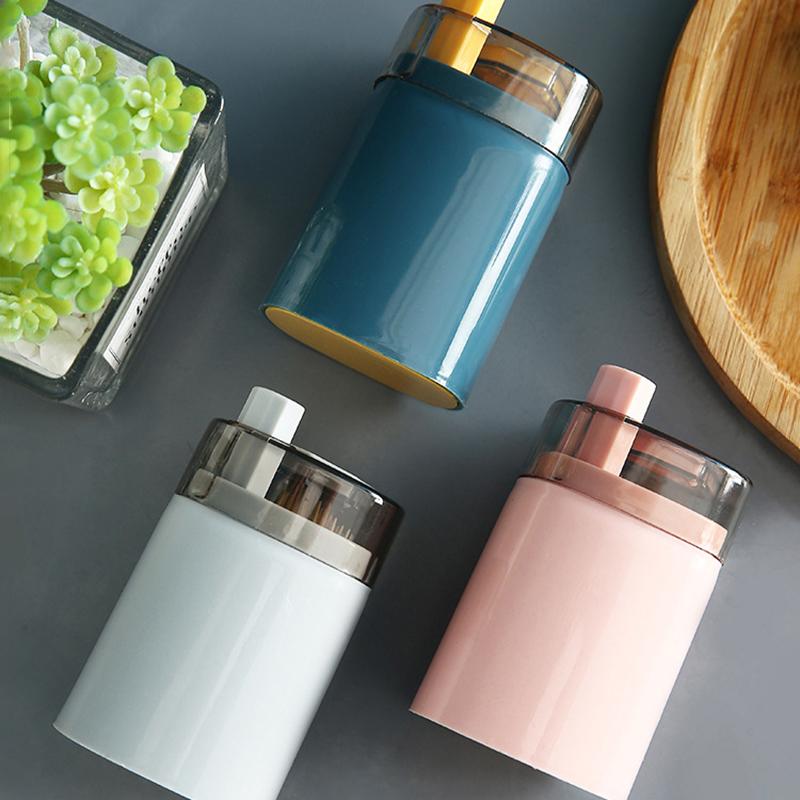 Automatic Toothpick Holder Dispenser Creative Press Type Portable Toothpick Box for Home Kitchen Dining Table