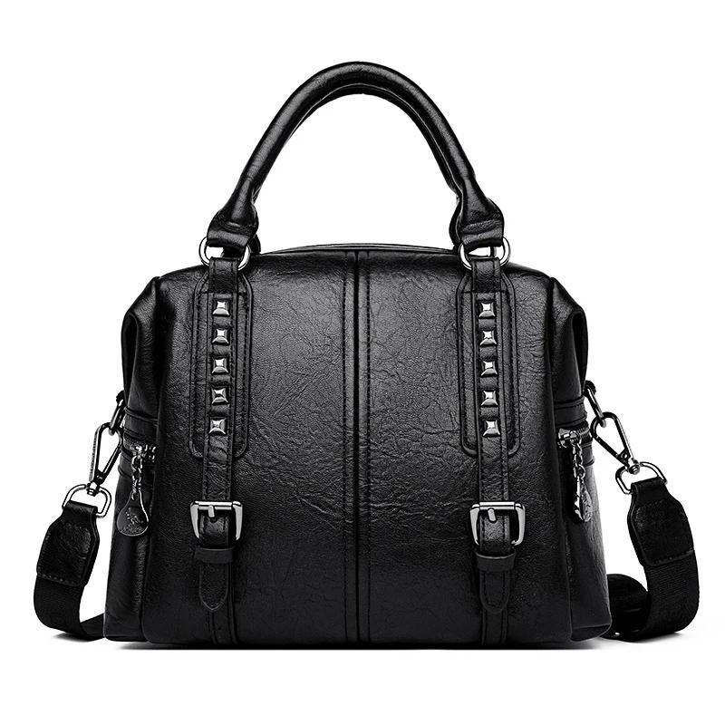 Luxury Leather Large Capacity Women Tote Bag Fashion Designer Ladies Shoulder Crossbody Bag High Quality Brand Female Handbags