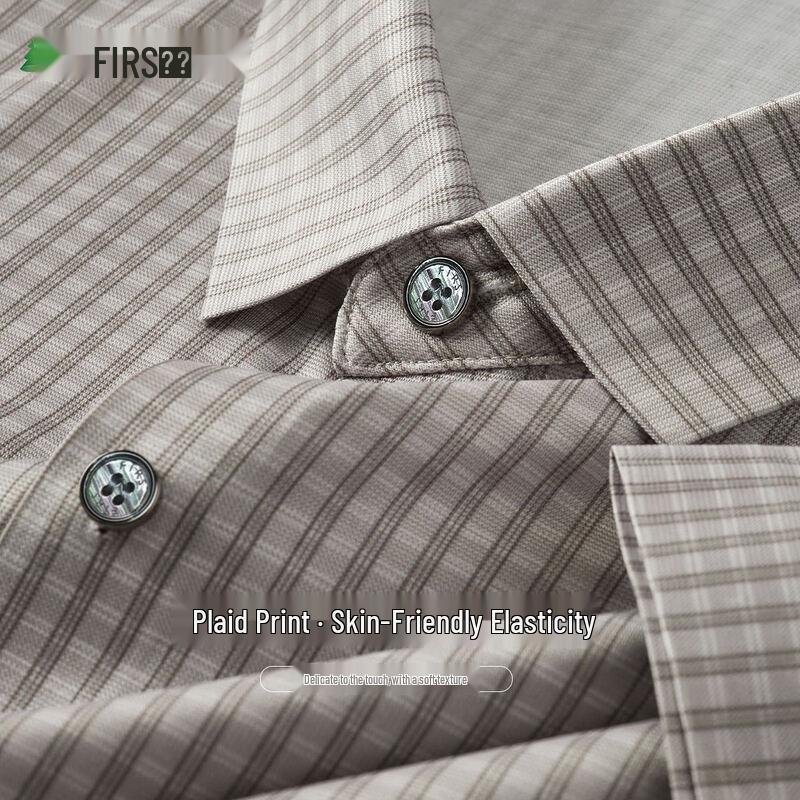 

Men s Plaid Print Short-Sleeved Casual Shirt M