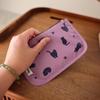 Precatch Small Storage Miscellaneous Coin Card Cute Cat Mini Key Pouch Pouch, Goods, Purse, Holder, Lightweight, Pattern, Travel, Portable, Storage,