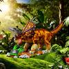 2116PCS Dinosaur Building Blocks Toys Model Large Size Triceratops Assemble Puzzle Bricks Toy Sets For Kid Ornament Gifts