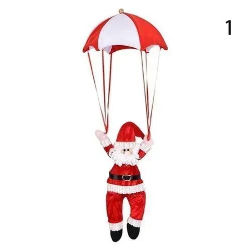 Santa Claus Parachute Snowman Christmas Tree Hanging Ornament Party Decoration Supplies Accessories