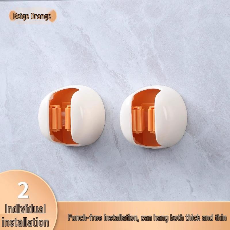 Punch-Free Wall-Mounted Mop and Broom Holder