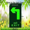 WEZHO PVC Luminous Safety Exit Floor Sticker