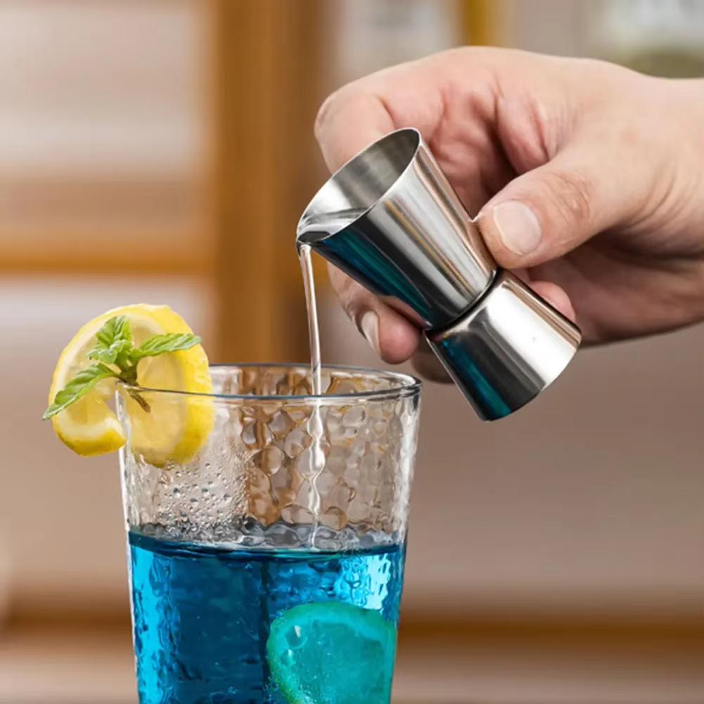 Stainless Steel Cocktail Measure Cup Japanese 30/40/50/60ml Kitchen Bar Party Home Spirits Drink Measure Jigger Accessories Tool