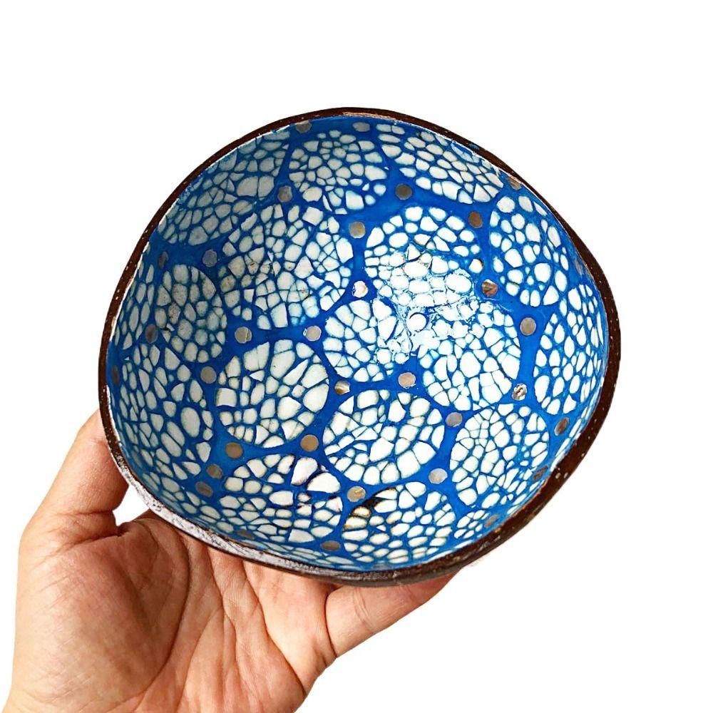 Coconut Shell Coconut Bowl Multifunctional 14*14*5 CM White/Blue/Green Key Bowl Decorate Coconut Shell Bowl Bedroom
