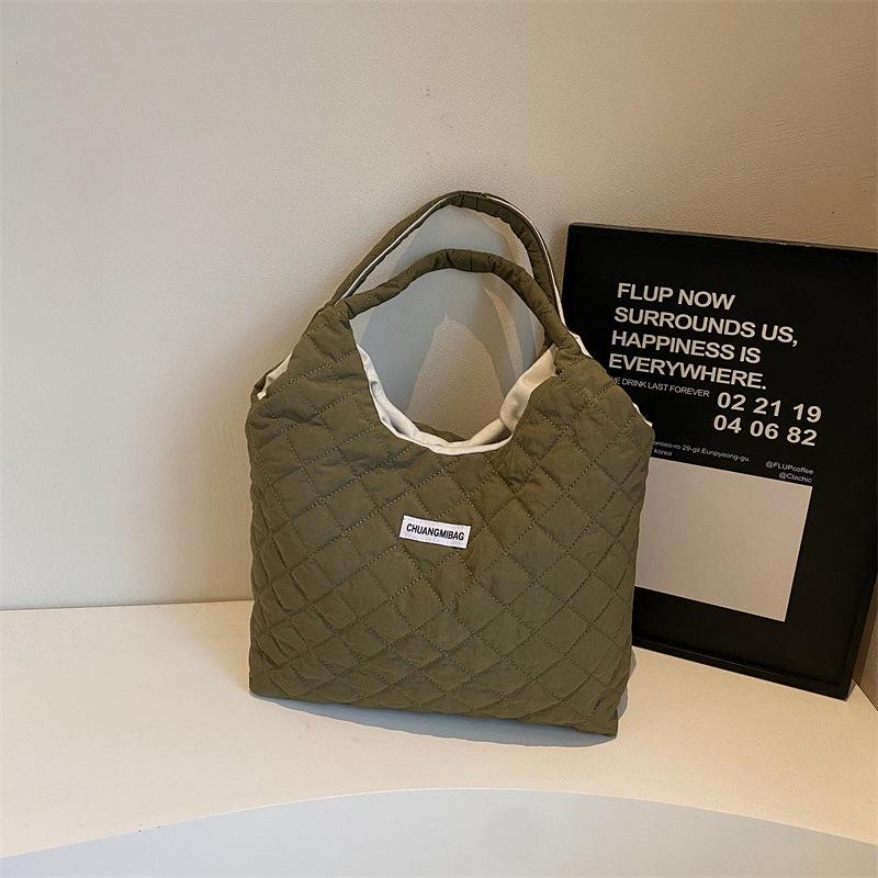 Podzim Zima Velkokapacitní Crossbody Kabelka - Jednoduchý Ležérní Studentský Dojížděcí Styl