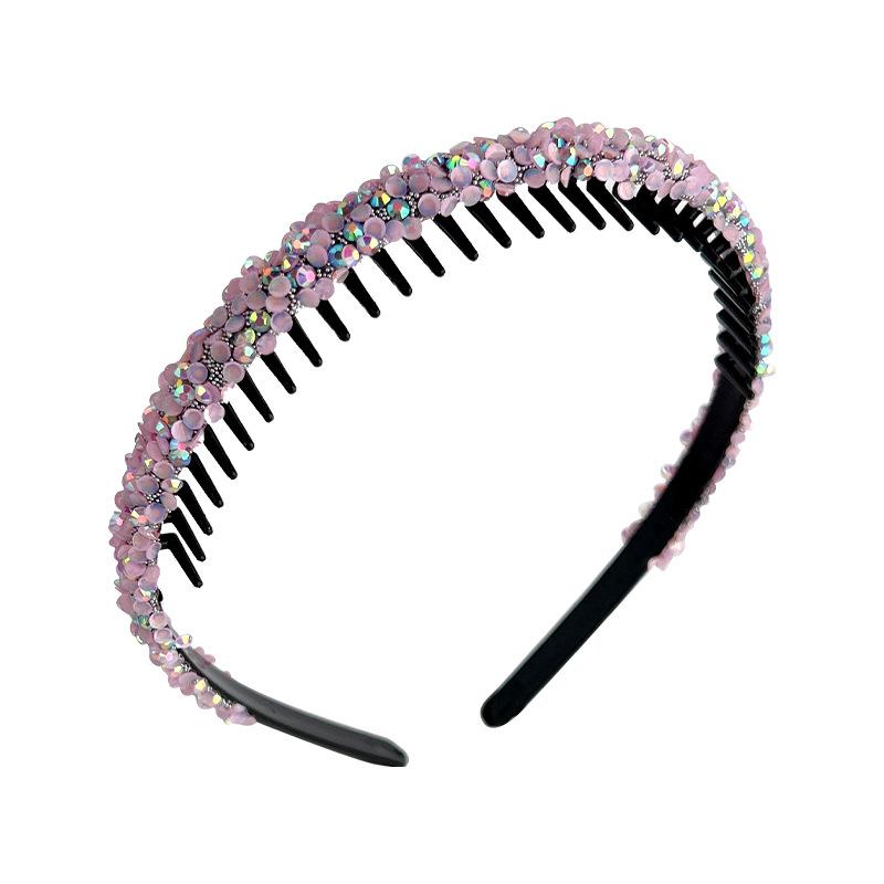Sparkling Princess Headband for Girls - Crystal Hair Comb, New Design, Secure Hold for Flyaways, Comfortable & No-Slip, Perfect