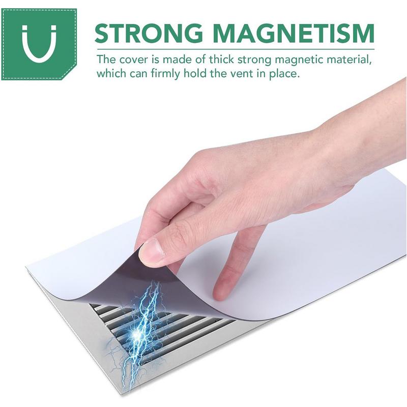 Strong Floor Vent Covers 3pcs Multi-Functional Vent Covers With Complete Seal Home Vent Covering Products For Floor For Bedrooms