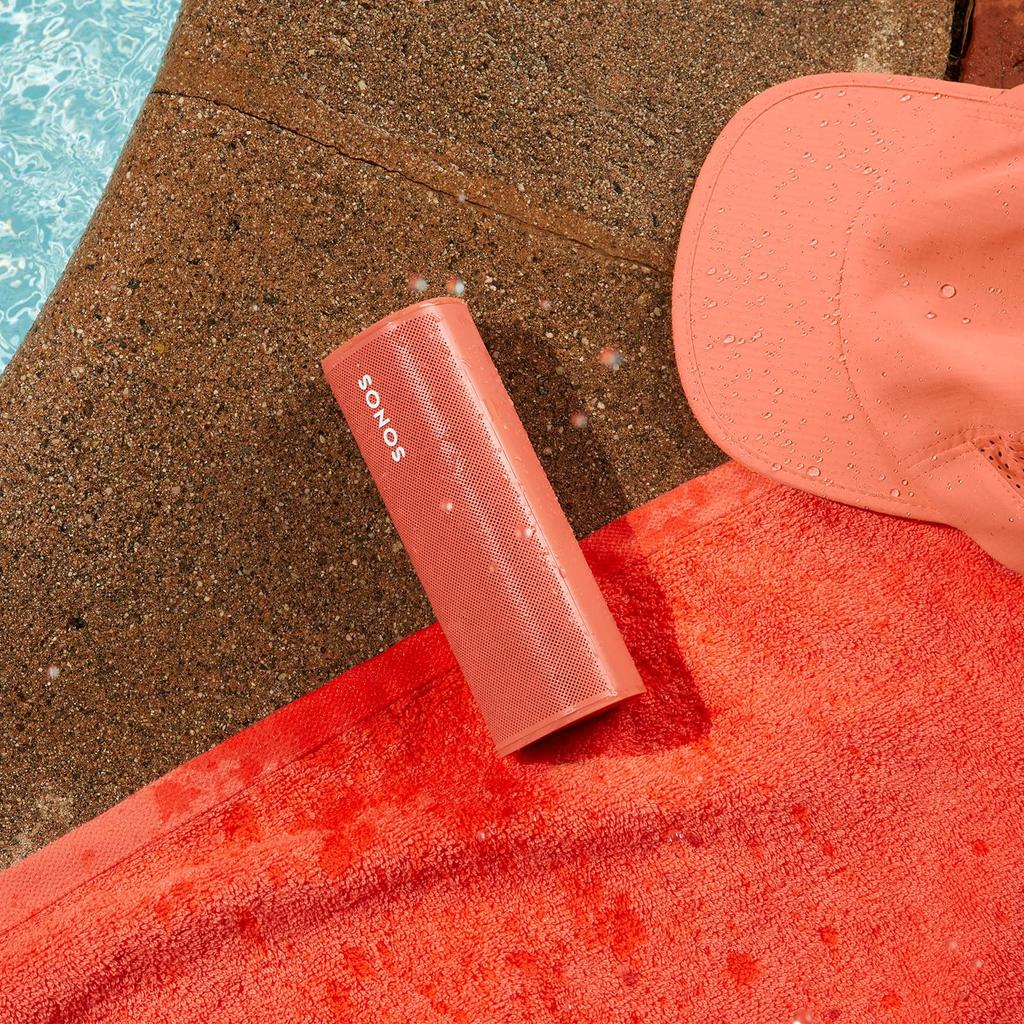 Sonos Roam Tragbarer Lautsprecher, Bluetooth-kompatibel, Sunset Sunset Orange, WLAN