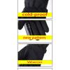 1pair Warm Fleece Lined PU Leather Thermal Gloves, Winter Holiday Gifts