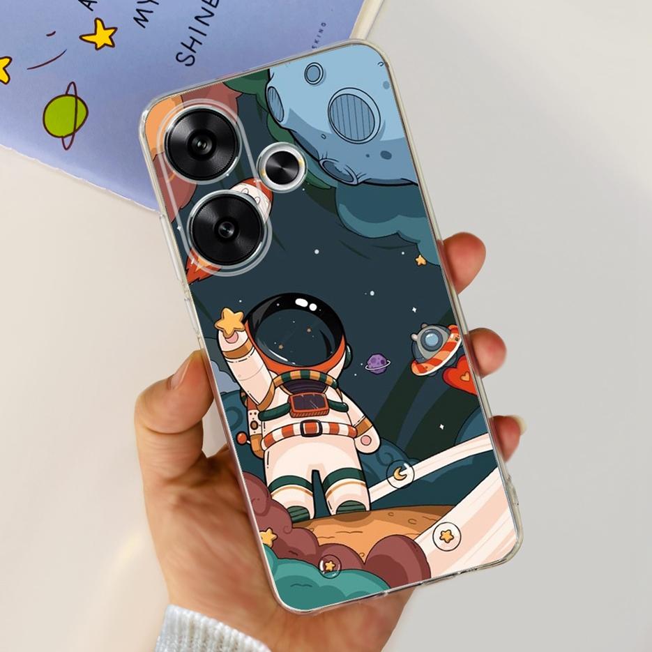 For Xiaomi Redmi Turbo 3 Case Poco F6 Fashion Painted Cover Soft Silicone Phone Cases For Xiaomi Poco F6 F 6 Redmi Turbo3 Bumper