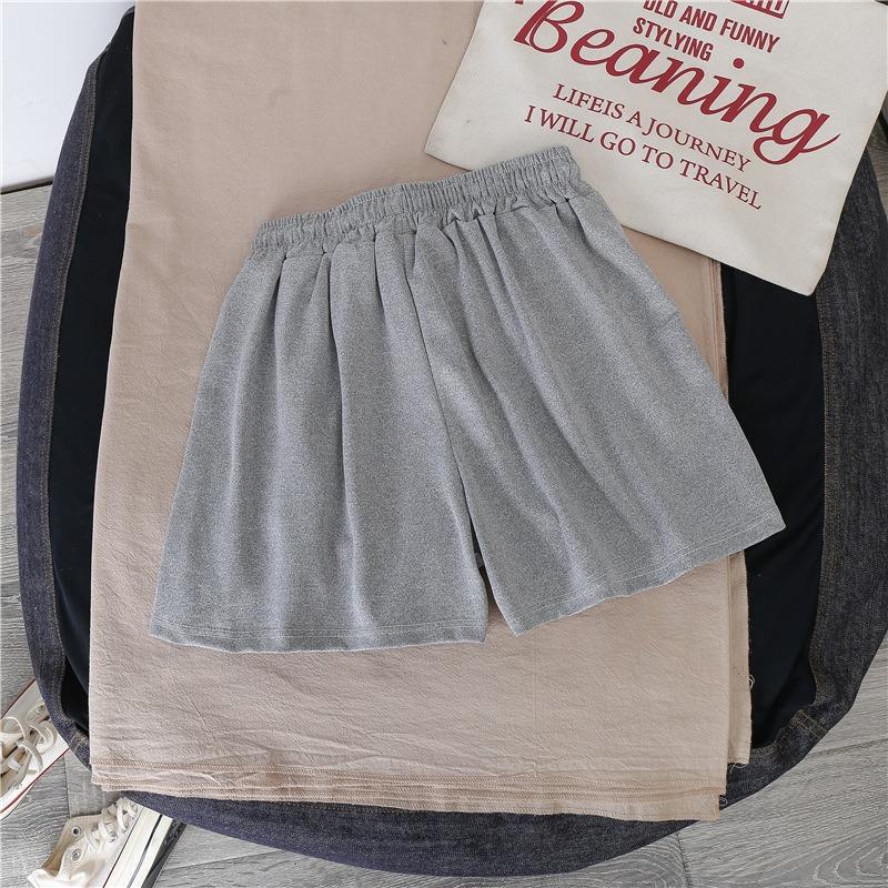 Femeii scurte de vară subțire purta talie înaltă lejeră dimensiune mare subțire picior larg A-line casual sport pantaloni scurți