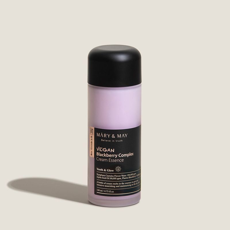 Mary&May Veganes Brombeer-Komplex-Creme-Essenz-Duo (140ml x 2 Stück)