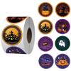 Halloween Sticker Pumpkin Labels Sticker Reward Sticker Colorful Spiders Sticker Decorative Sticker for Craft Enthusiasts