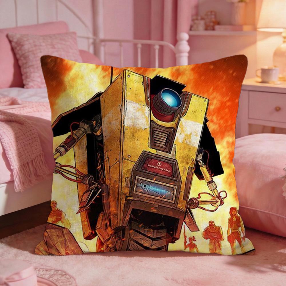 Game BBorderlandss Cushion Cover Premium Comfort Reversible Pillow Cove Two In One Design for Any Room Car Interior