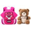 New Disney Strawberry Bear Series Neoprene With PU Small Kids' Bag Backpack Kids' Pink/Blue B20124-L