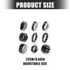 9Pcs Punk Rock Wide Cuff Bracelets Multi Layer Leather With Metal Studs Adjustable Unisex For Daily Wear