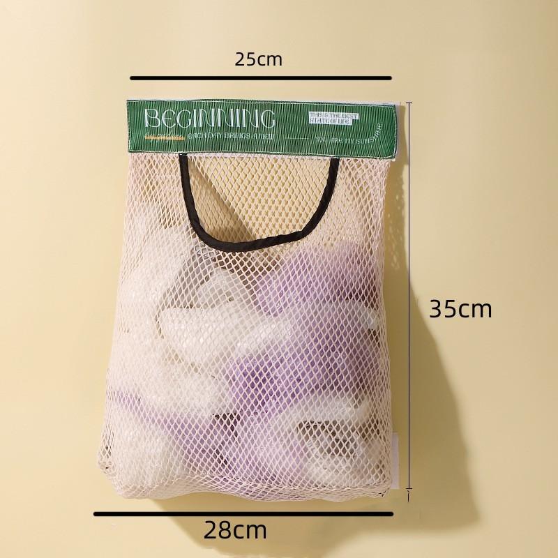 Kitchen Velcro Plastic Bags, Garbage Bags, Storage Bags, Large Capacity Sundries Hanging Bags, Breathable Storage Bags, Storage Organizers