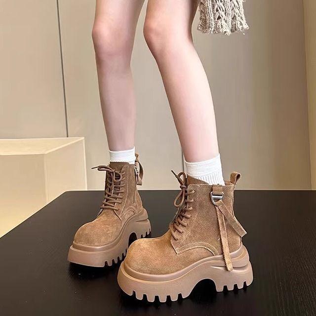 Martin Boots Children's Single Boots 2025 Autumn and Winter New Thick-soled Super Foreign Style Small Short Boots Tooling Locomotive Boots