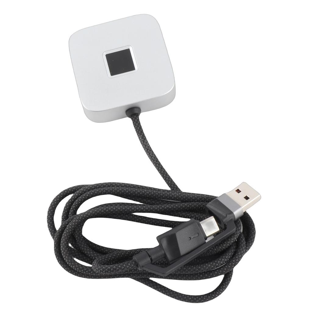 USB Fingerprint Reader for PC 360 Degree Touch Fast Recognition Biometric Fingerprint Scanner Dongle Support for   10 11 Hello