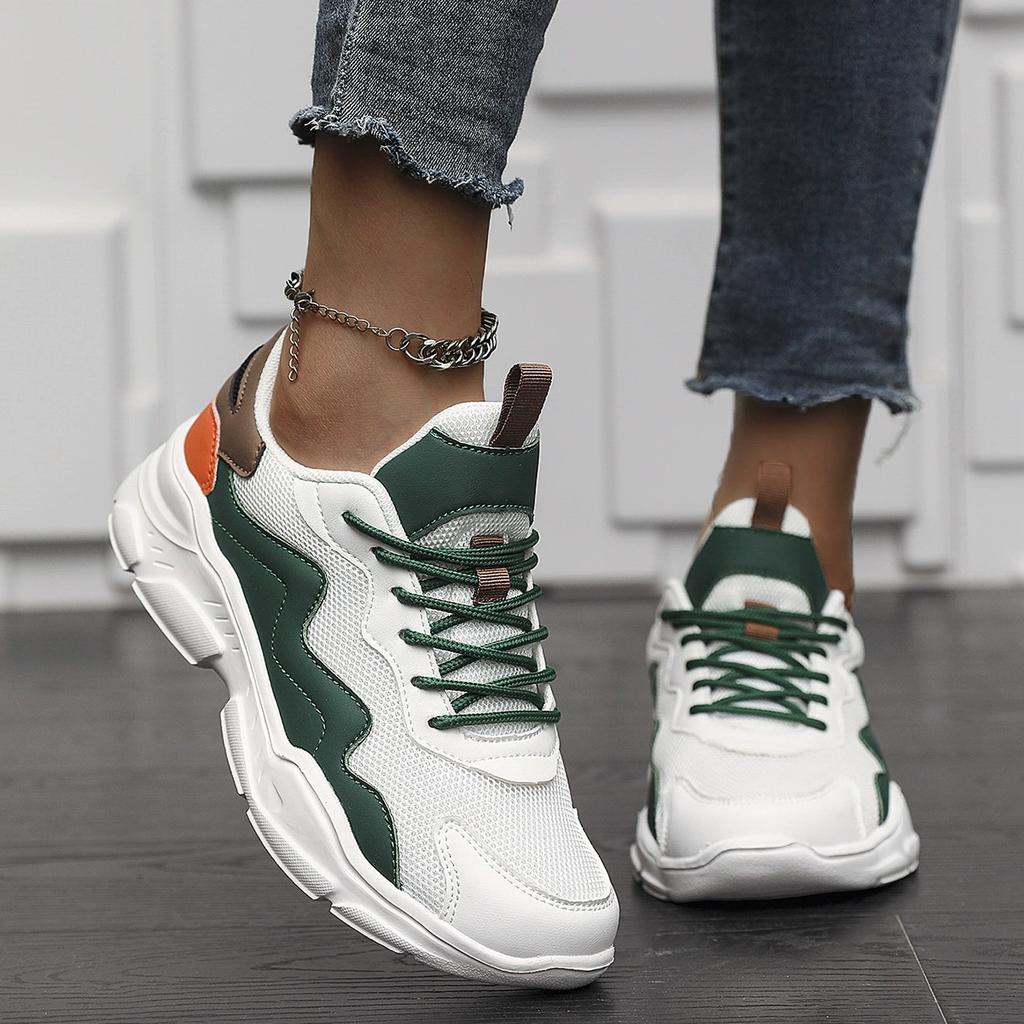 Sports Shoes, Mesh Breathable Casual Trendy Shoes, Outdoor Fashion Versatile, Dad Student Running Shoes, Women's Shoes