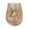 Bicchiere in Vetro DYS, Forma a Uovo Trasparente Cristallo Senza Piombo Smalto Dipinto Bordo Dorato Tumbler da Bevuta Vintage, Vetro di Grande Capacità per Bar di Casa Ufficio