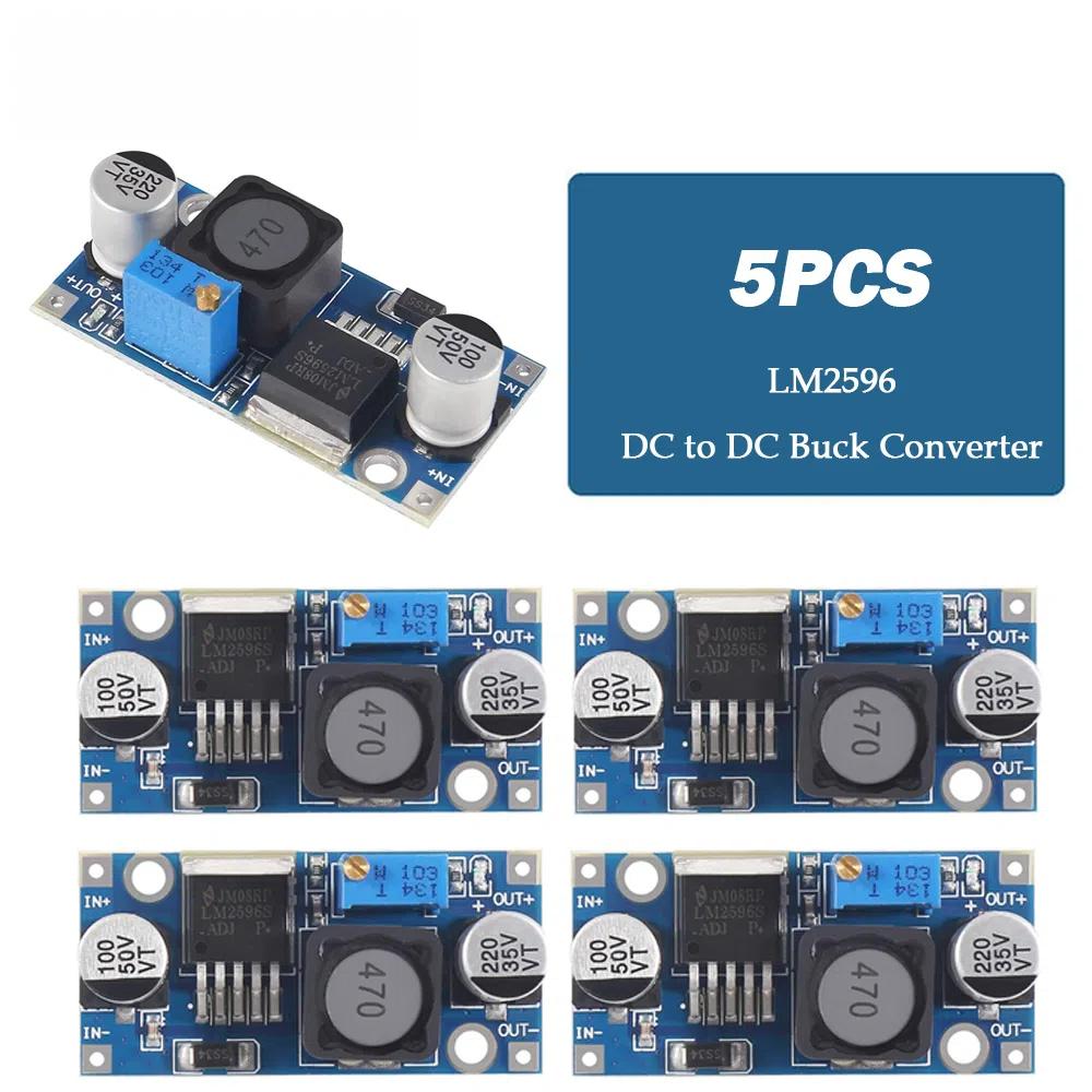 1/5/10pcs LM2596 LM2596S-ADJ DC To DC Adjustable Buck Converter 3.0-40V To 1.5-35V Power Supply Step Down Module