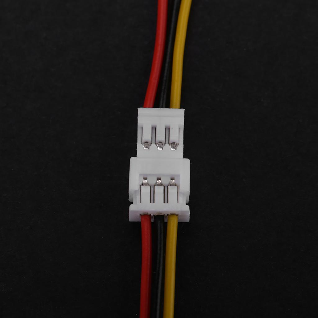 20 Sets Pack Micro JST 1.25MM 3 Pin Male&Female Connector Plug with Wires Cables(3Pin)