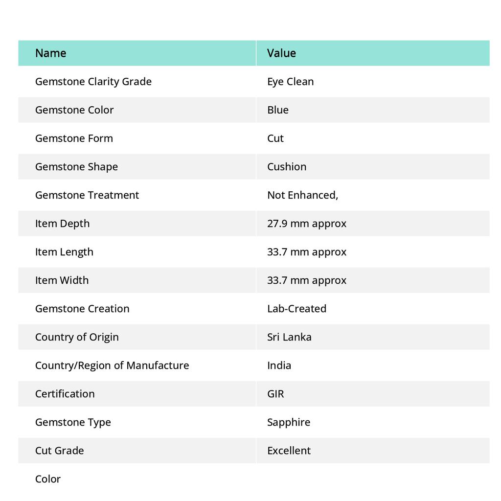 117 Ct AA++ Cushion Cut CERTIFIED Best Teal Sapphire Rings Loose Gemstone Pair's A-662