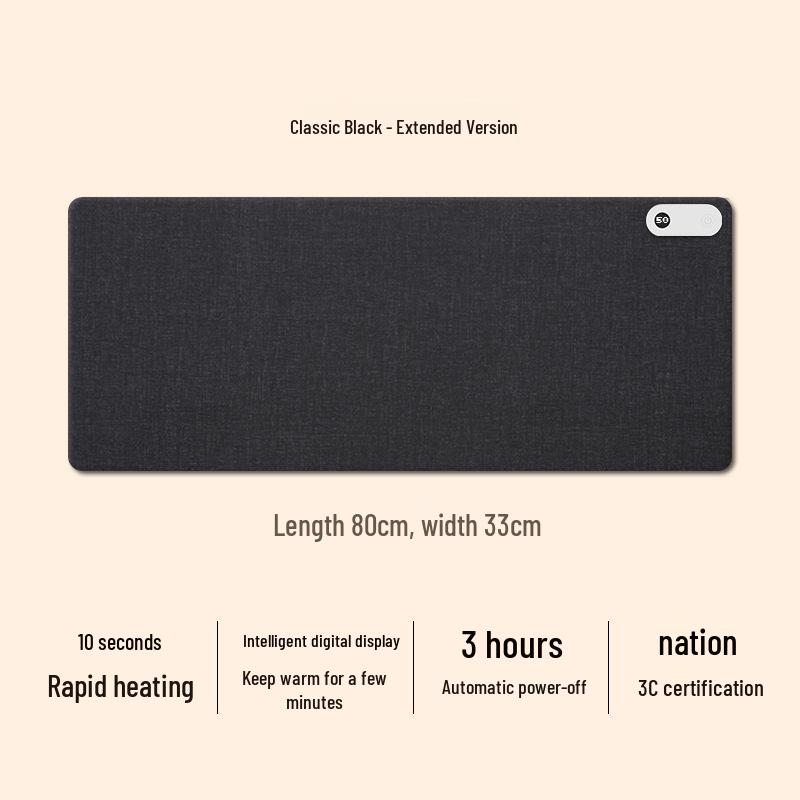 Hotson Electric Heated Desk Pad - Desktop Heater & Writing Mat with Warmth Function