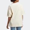 Adidas Originals Sakura Limited Edition SS23 Floral Logo Print Casual Round Neck Short Sleeve Tee Women Tops Milk-White IP3751