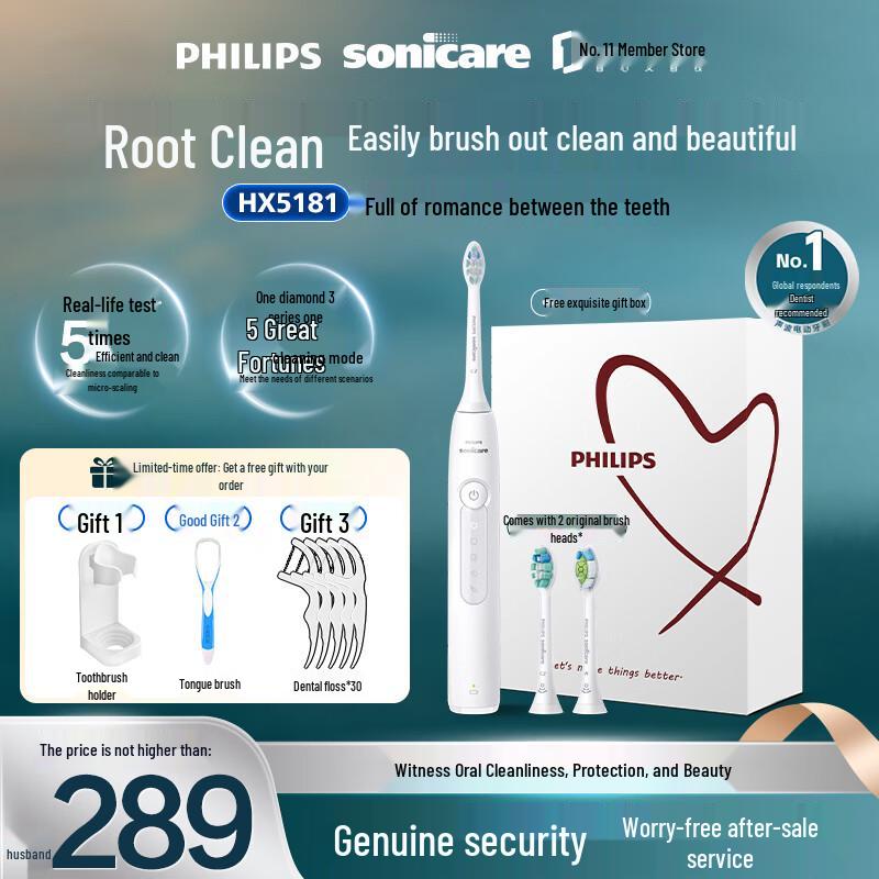 

Philips Sonicare Electric Toothbrush Collection CN plug (adapter included)
