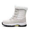 Winter new velvet warm high-top women's shoes student fashion trend medium tube snow boots outdoor cotton shoes women
