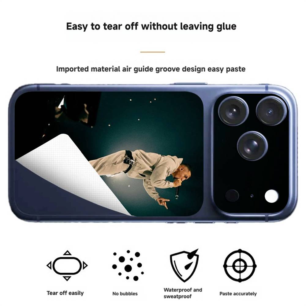 Rapper B-BENY JR Skin Sticker for iPhone 17Pro/Pro Max Decal Protective Film for Back, Frame, Camera(Not Phone Case)