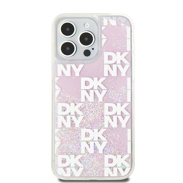 Dkny Dkhcp15Xlcpepp Iphone 15 Pro Max6.7 Różowy/Pink Hardcase Liquid Glitter Multilogo