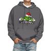 Men's Print Hooded Sweatshirt Long-Sleeve Casual Pullover Hoodie Hooded Sweatshirt