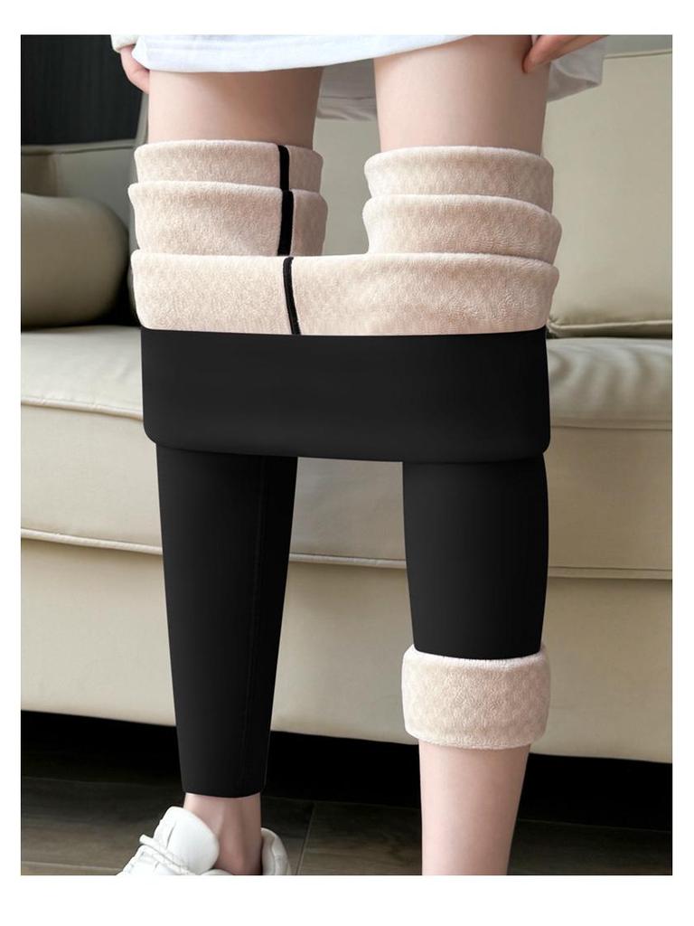 Shark Velvet Übergröße Damen Warme Leggings - Verdicken Herbst/Winter Enganliegend