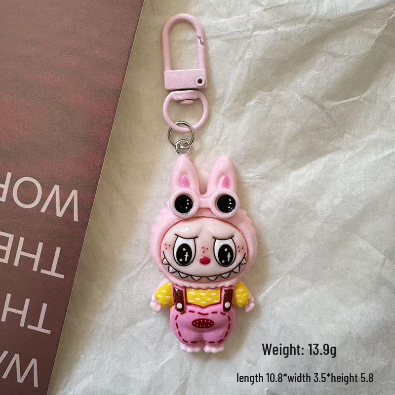 Large Cartoon Resin Doll Keychain Pendant for Backpacks - DIY Accessories