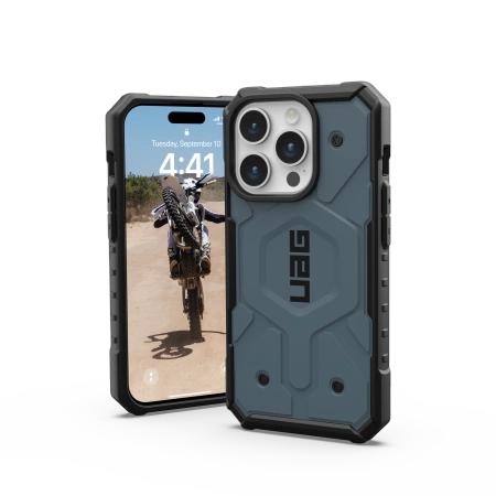 Etui Uag Pathfinder Magsafe Do Iphone 15 Pro - Niebieskie