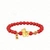 Lucky Red Bead Horse Bracelet for Women Exquisite Chinese Style Blessing Pendant Bracelets New Year Good Luck Wealth Jewelry