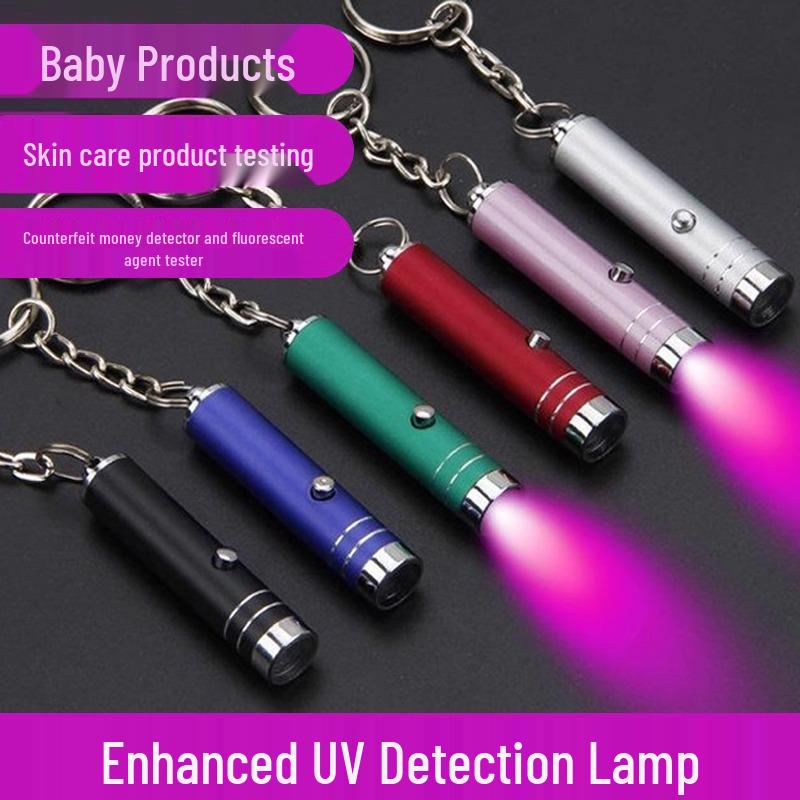 Portable UV Counterfeit Detector & Fluorescent Agent Pen with Flashlight