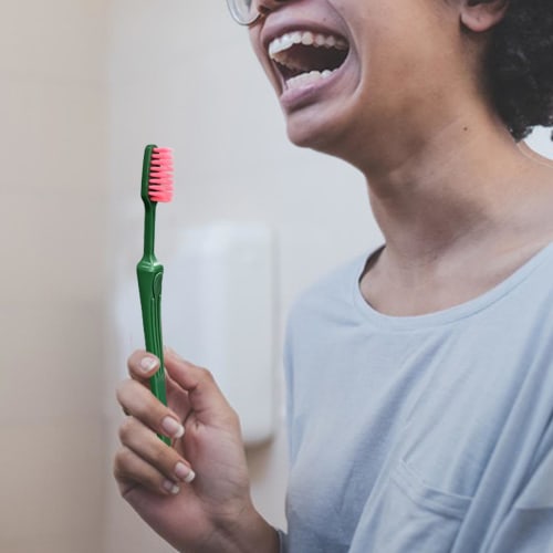 Fine Bristle Toothbrush, Soft Toothbrush for Adults, Small Head Soft Bristle Toothbrush, Ergonomic and Perfect for Sensitive Teeth, Ultra-Fine Bristle