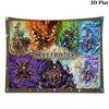 Brave Frontier Wall Tapestry Aesthetic Wall Hanging Printed Fabric Blanket Decorative Tapestries for Bedroom Living Room Home Decor